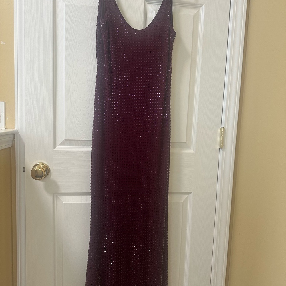 Meshki Red Sheath Maxi Dress for Cocktail Nights